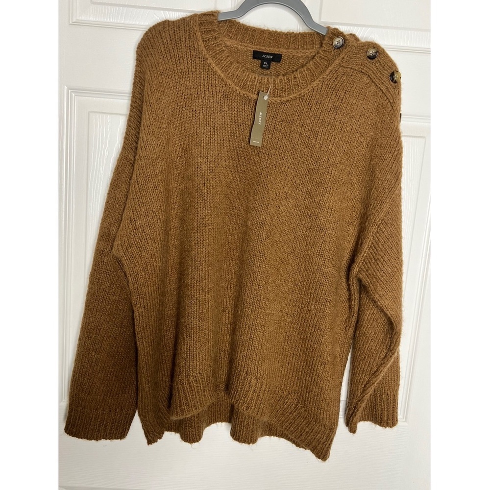 NWT J. Crew Alpacca Wool Blend Pullover Sweater Sz XL